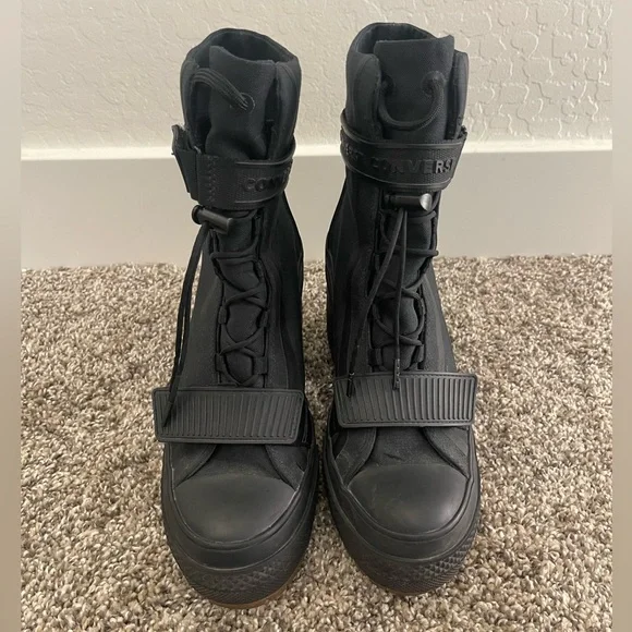 Women’s Converse Chuck Taylor All Star® GR82 Lace-Up Boot Black/Black/Gum Sz 7 - Picture 2 of 8